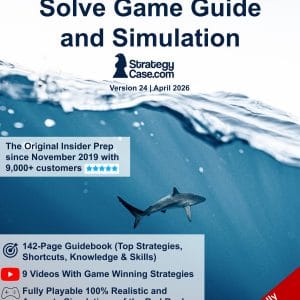 cover of the strategycase.com mckinsey solve game guidebook version 24
