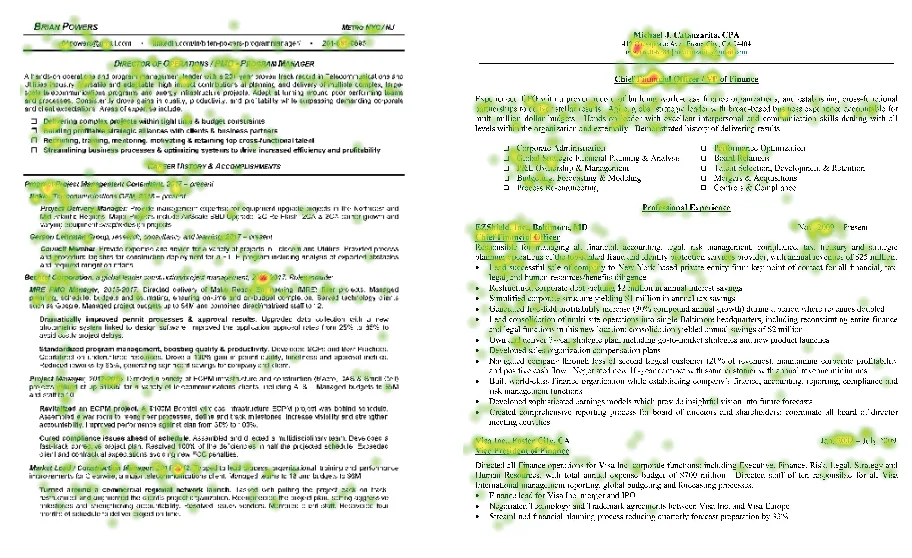 the image provides an example of a strong consulting resume