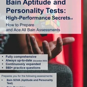 cover of the strategycase bain sova test guide