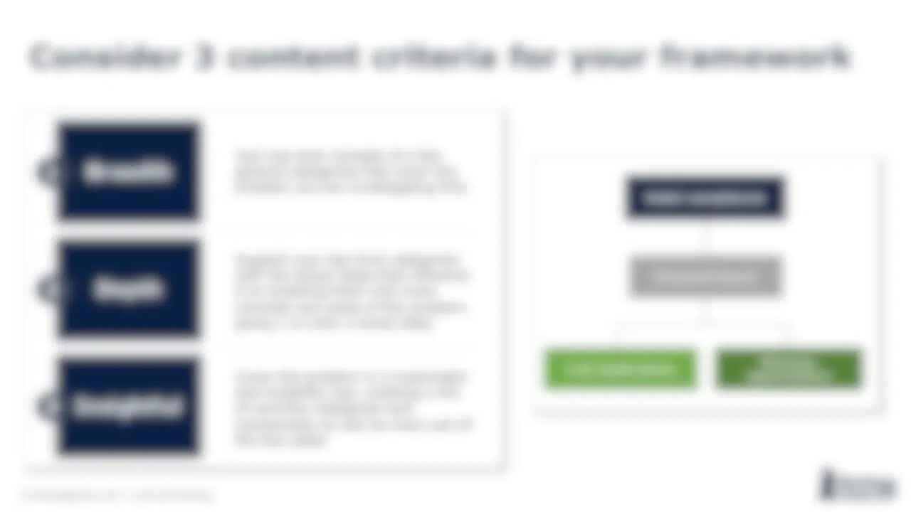 sample of a case interview framework