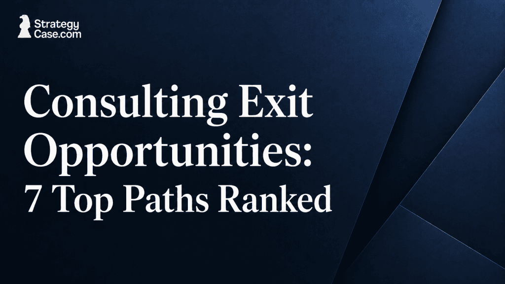 Consulting Exit Opportunities 7 Top Paths Ranked cover image