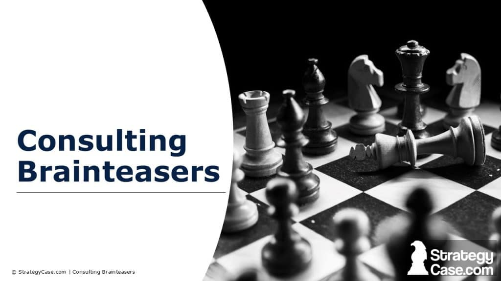 cover of the consulting brainteaser course