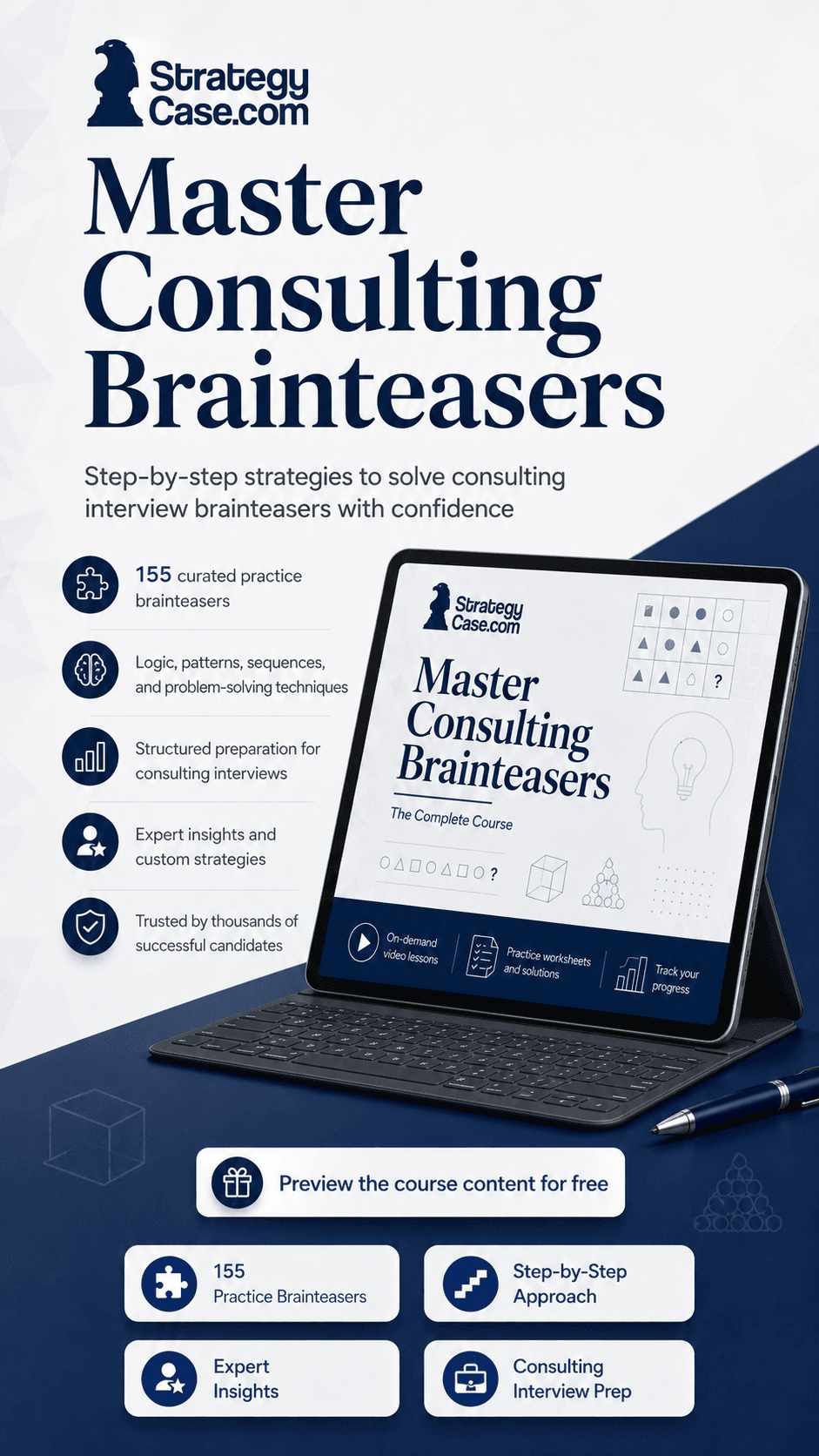 Consulting Brainteaser Course and Drills
