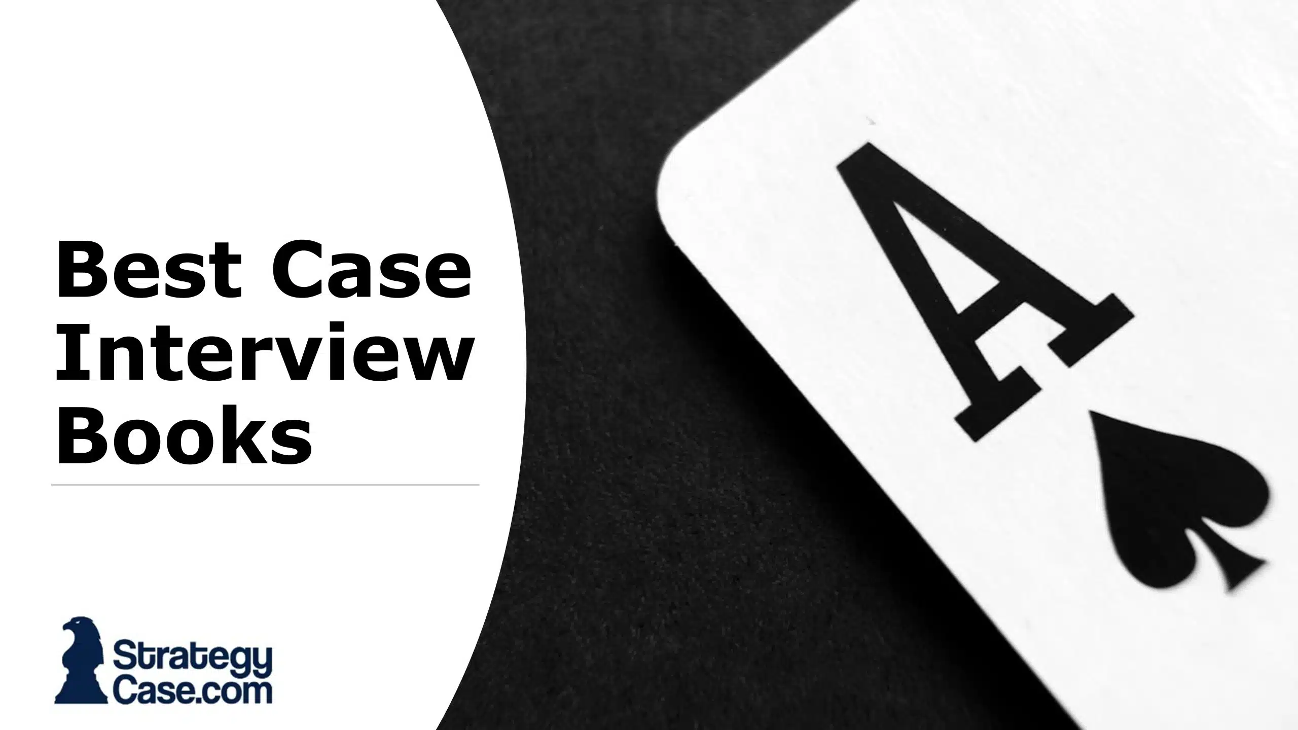 cover for an article on the best case interview books ranked