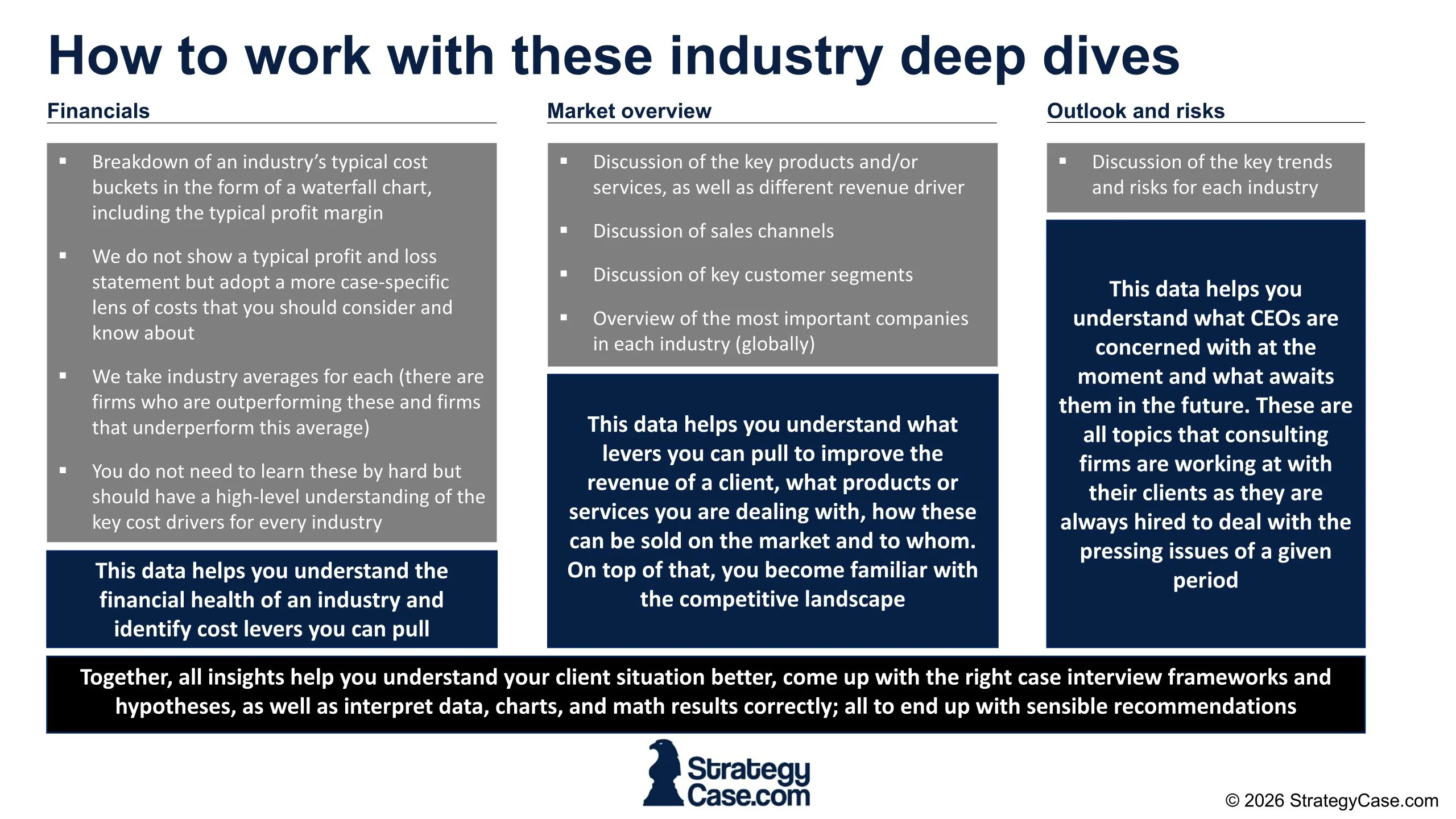 case interview industry overview_usage instructions