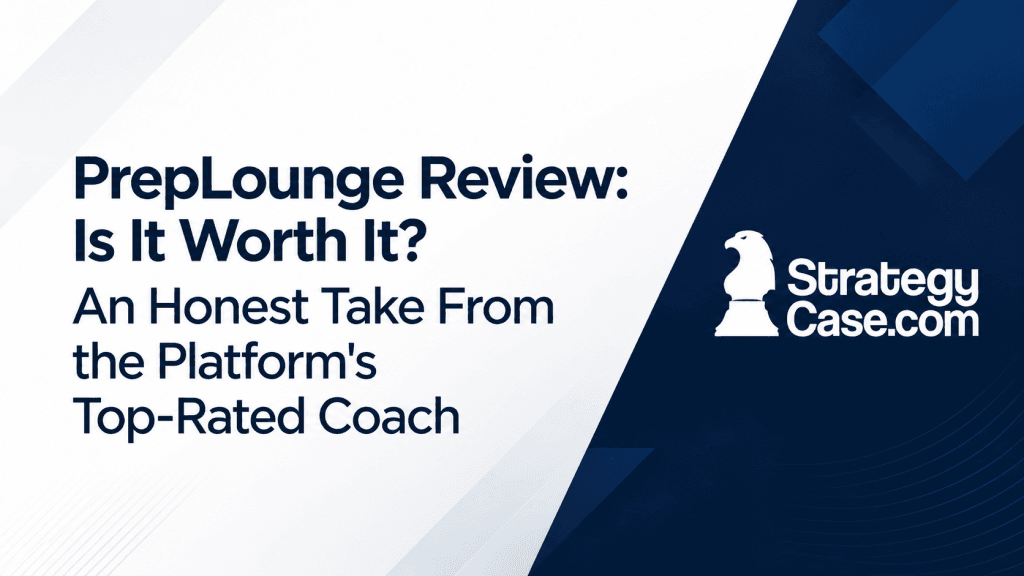 PrepLounge review assessing whether the platform is worth it, written by its top-rated coach.